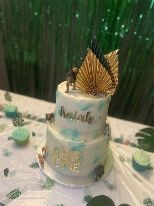 Wild One Two-tier Cake